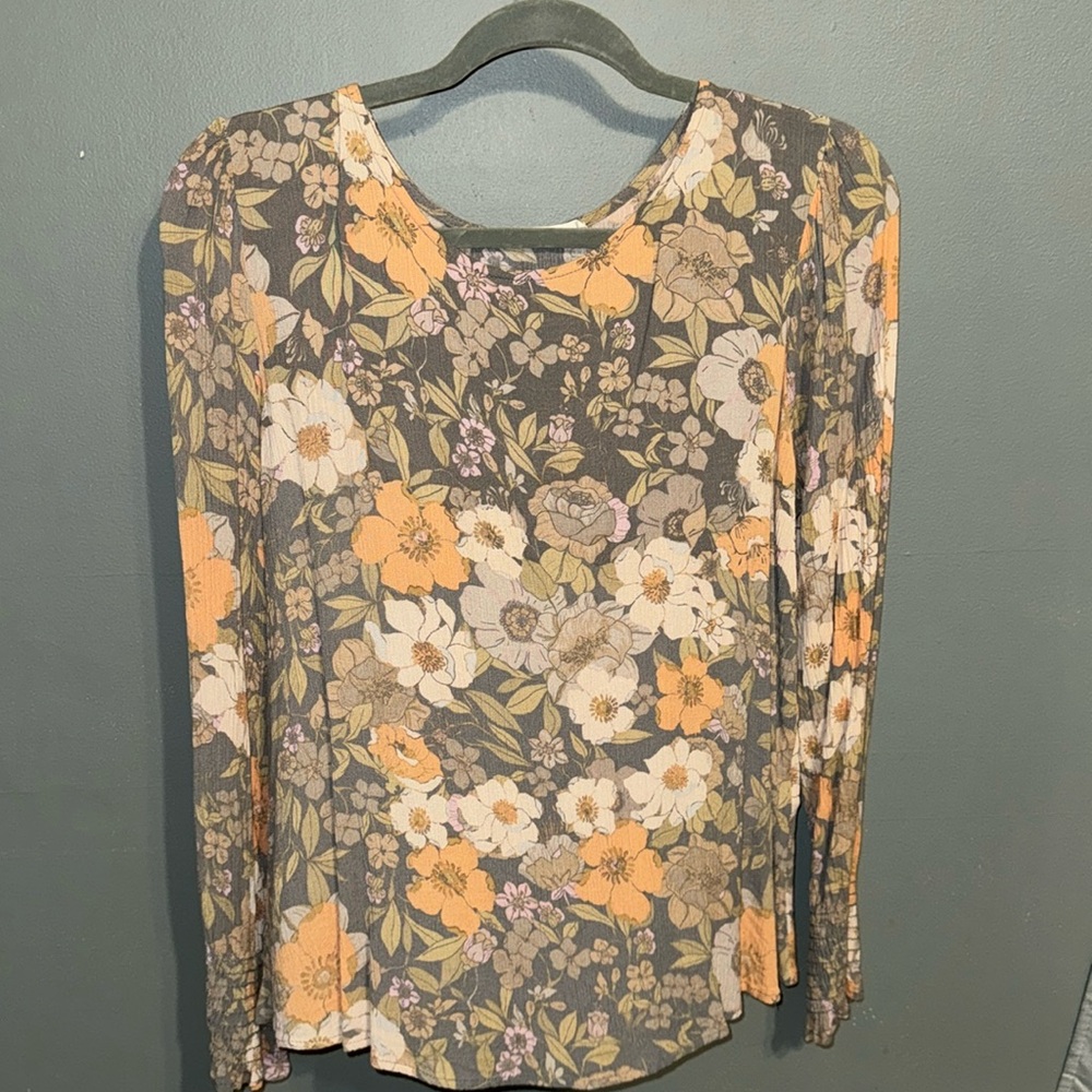 Flower Print Blouse